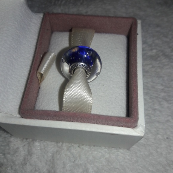💜Pandora Midnight Blue Murano charm - Picture 3 of 3